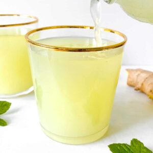 Fresh home made ginger beer